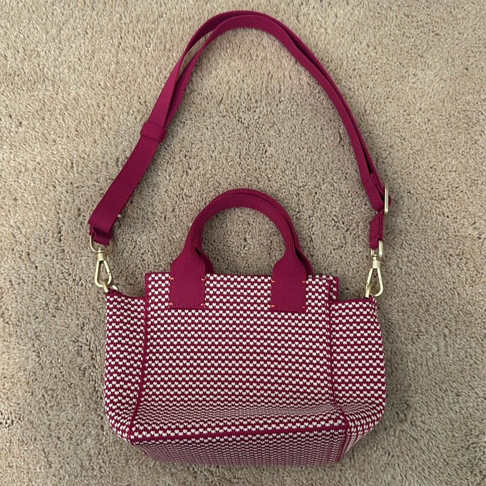 Rothy’s Mini Handbag in Berry Weave
